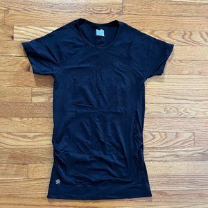 ATHLETA Fast Track Tee Black Medium F06